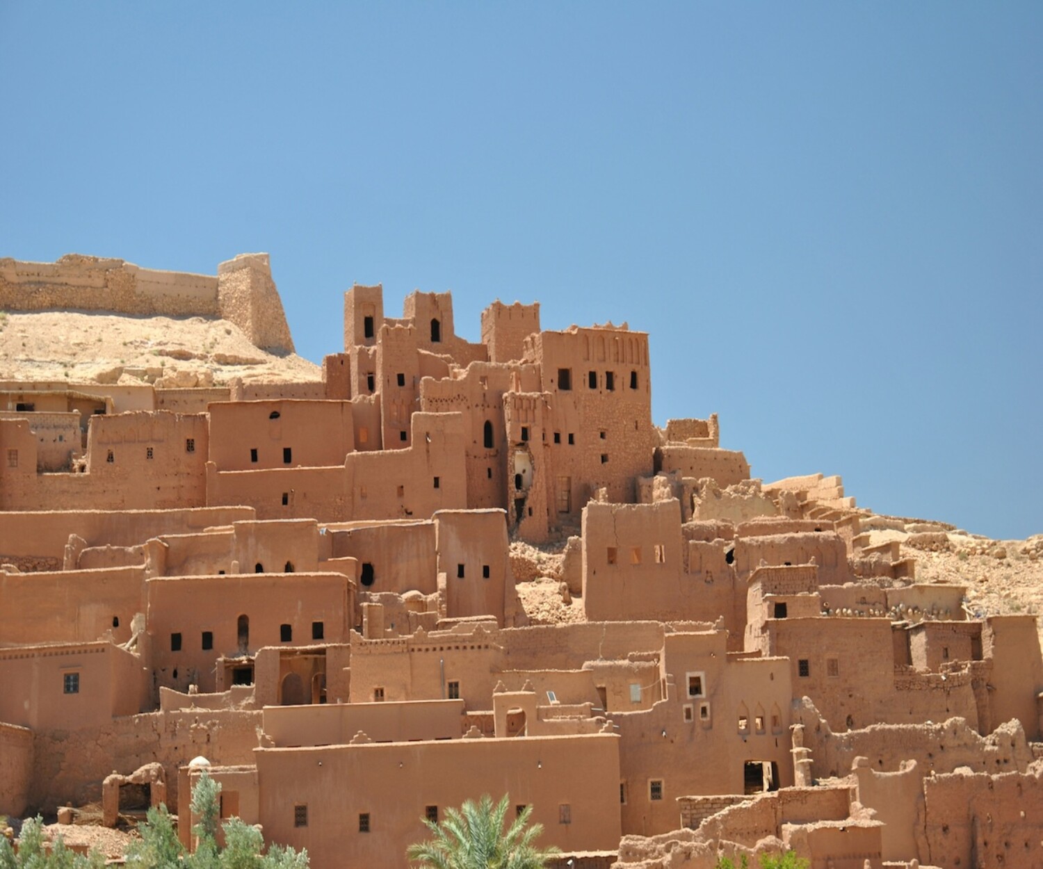 Aït Ben Haddou in Morocco, traditional building that implement eco-architecture concept
